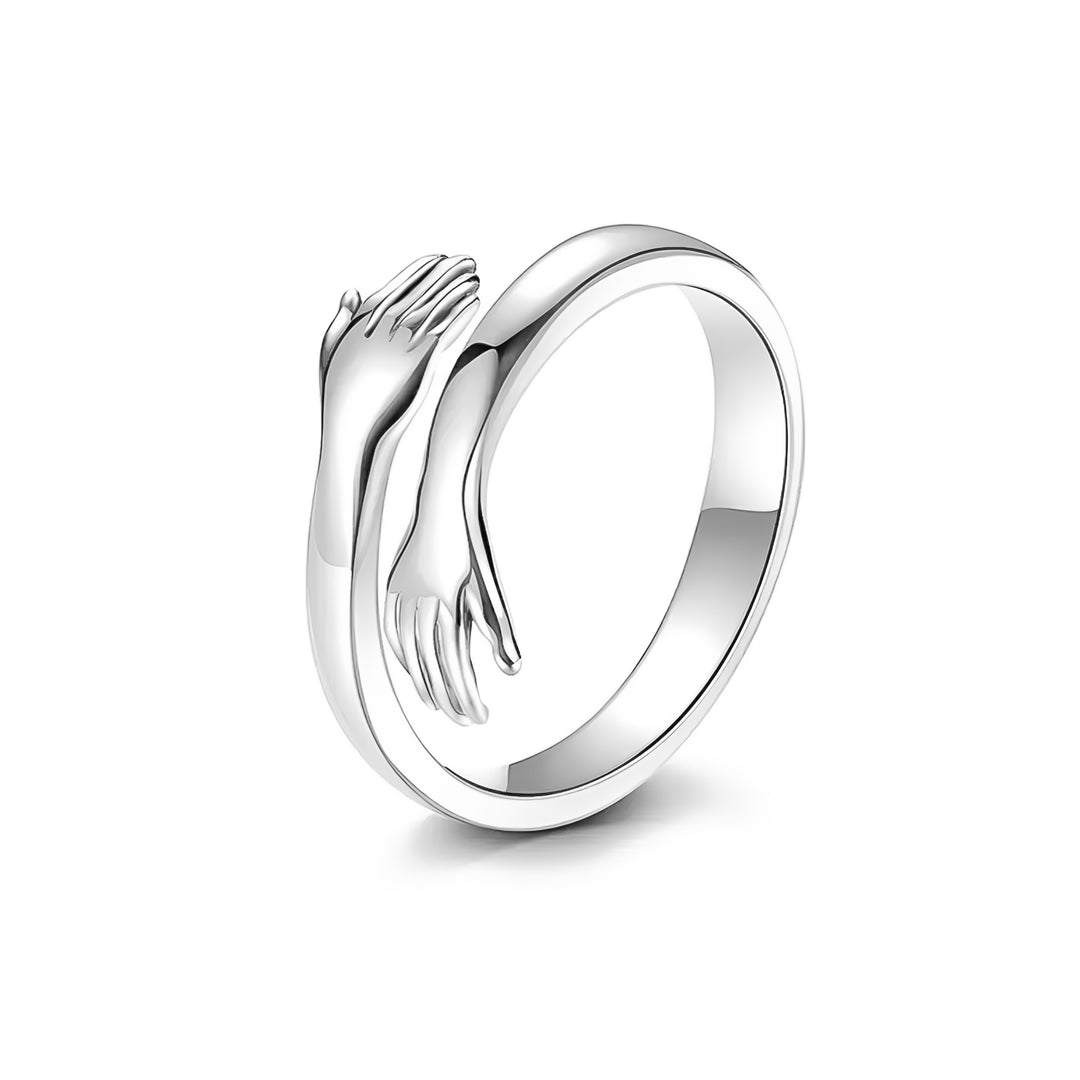 Silver Hug Ring - LOVINGEMS