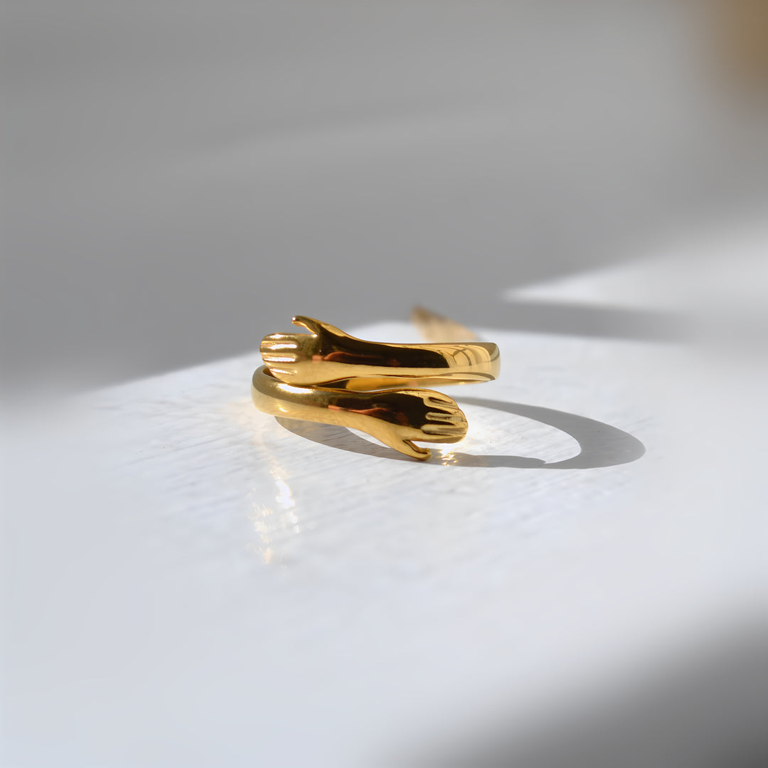 Gold Hug Ring - LOVINGEMS