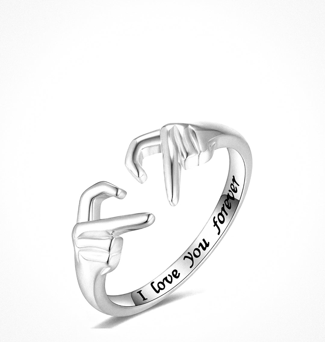 Silver Forever Love Ring - LOVINGEMS